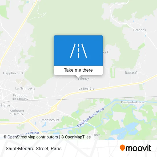 Rue Saint-Médard map