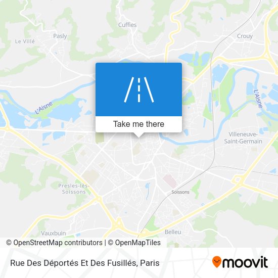 Rue Des Déportés Et Des Fusillés map
