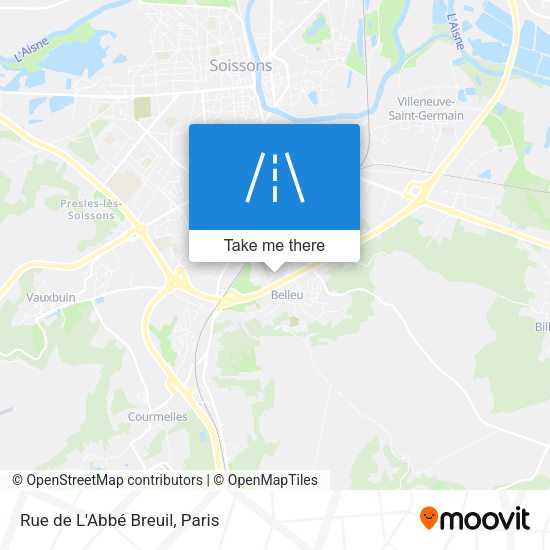 Rue de L'Abbé Breuil map