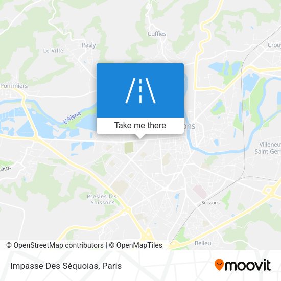 Impasse Des Séquoias map
