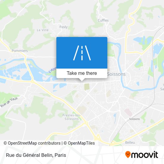 Rue du Général Belin map