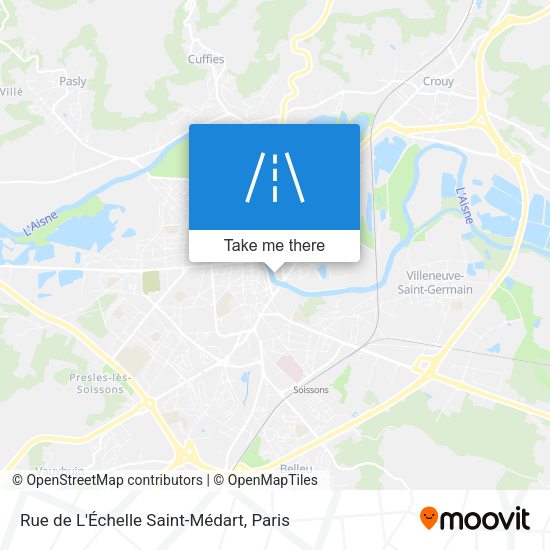 Rue de L'Échelle Saint-Médart map