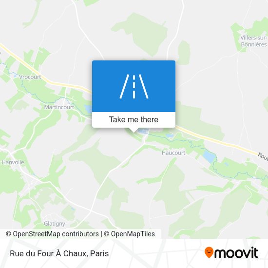 Rue du Four À Chaux map