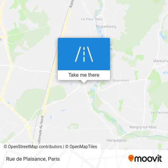 Rue de Plaisance map