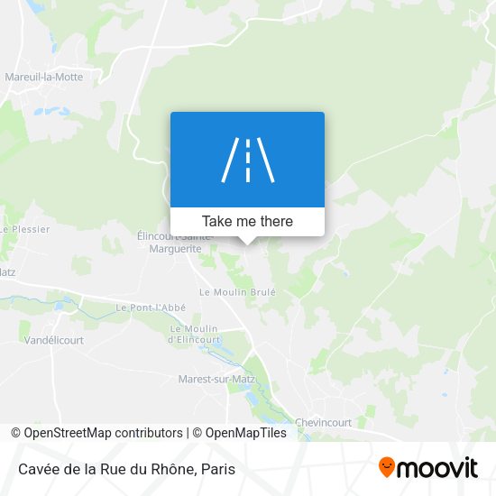 Cavée de la Rue du Rhône map