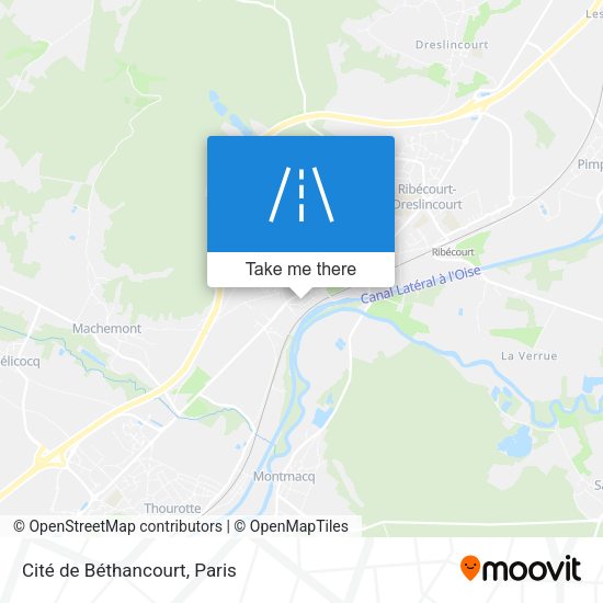 Cité de Béthancourt map