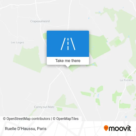 Mapa Ruelle D'Haussu