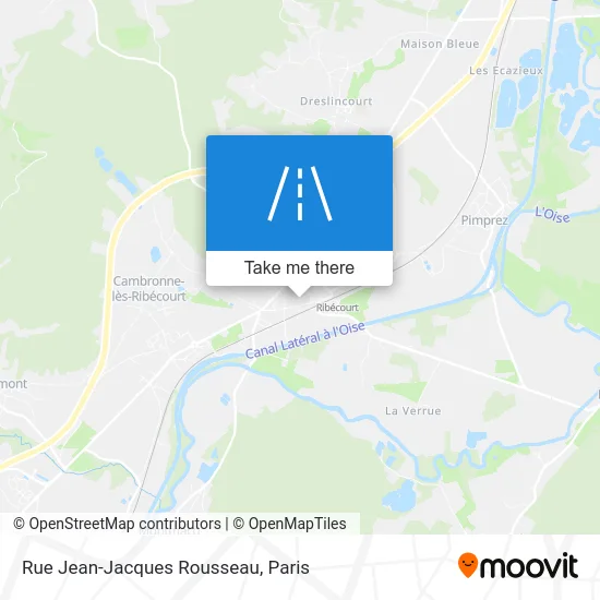 Rue Jean-Jacques Rousseau map