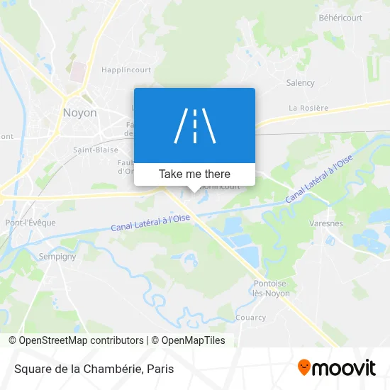 Square de la Chambérie map