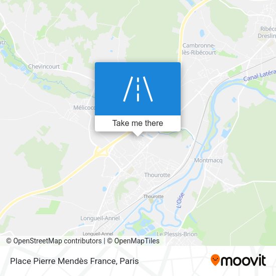Place Pierre Mendès France map