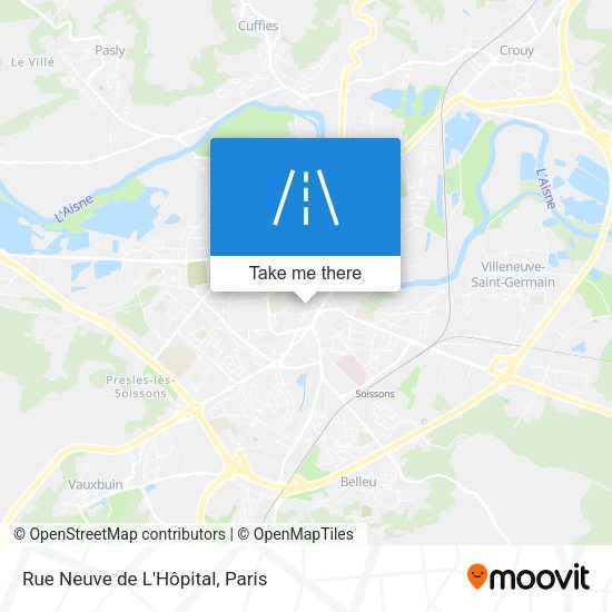 Rue Neuve de L'Hôpital map