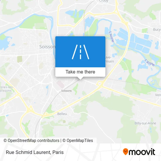 Rue Schmid Laurent map