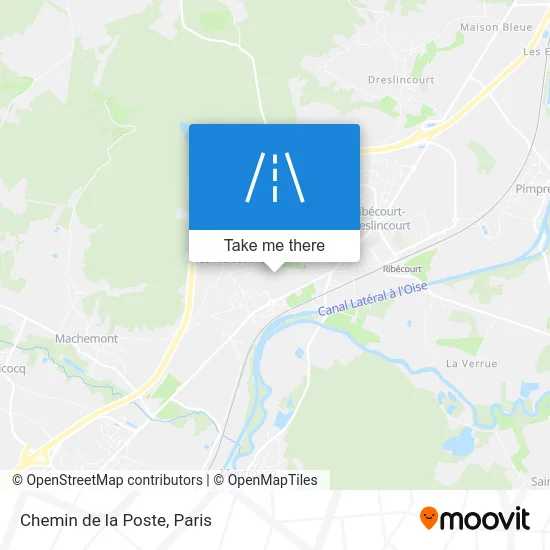 Chemin de la Poste map