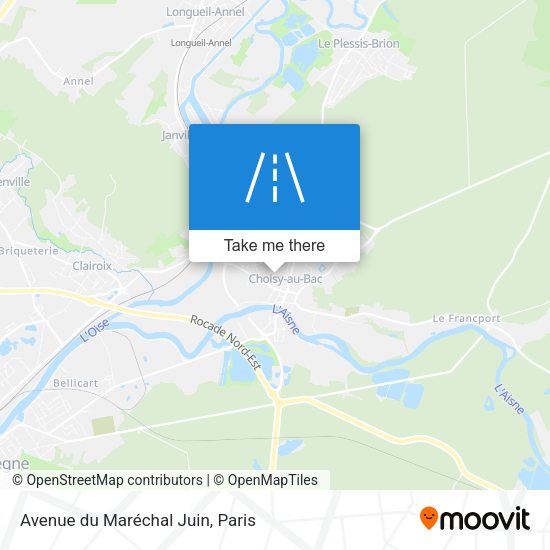Avenue du Maréchal Juin map
