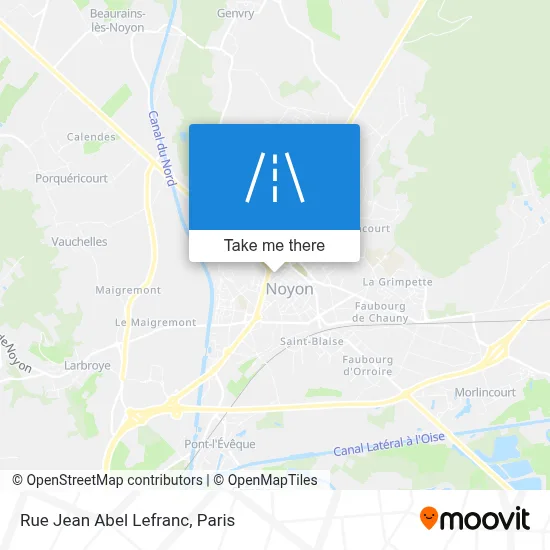 Rue Jean Abel Lefranc map