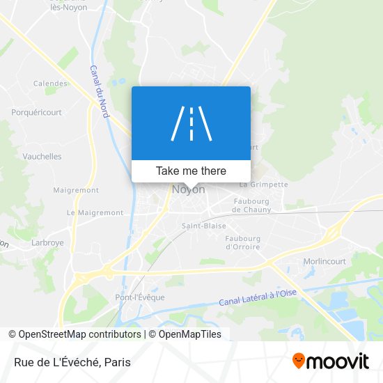 Rue de L'Évéché map