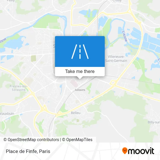 Place de Finfe map