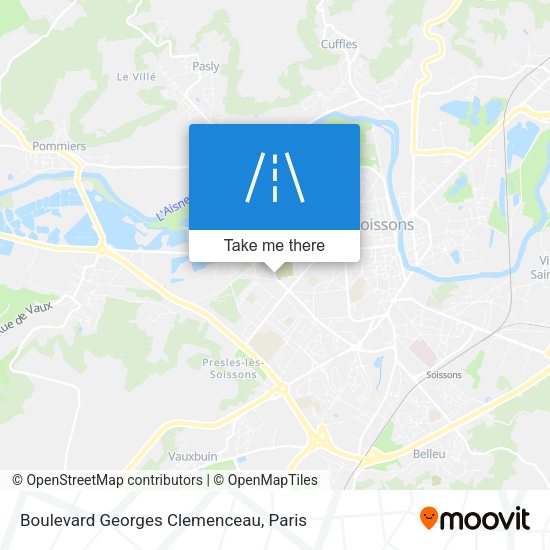 Boulevard Georges Clemenceau map