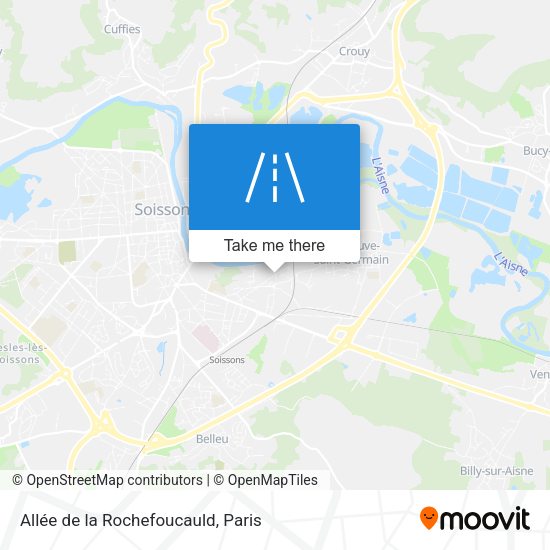 Allée de la Rochefoucauld map