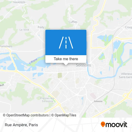Rue Ampère map