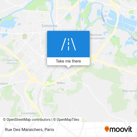 Rue Des Maraichers map