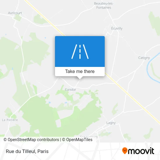 Rue du Tilleul map