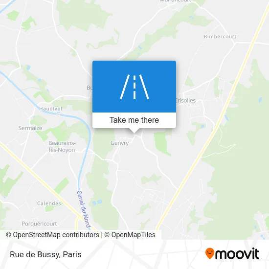 Rue de Bussy map