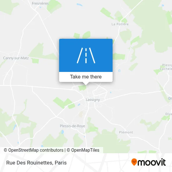 Rue Des Rouinettes map