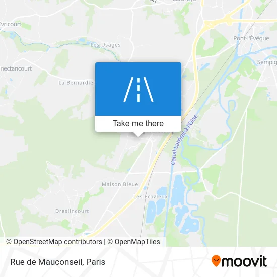 Rue de Mauconseil map