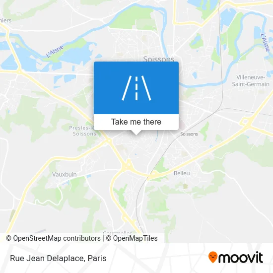 Rue Jean Delaplace map