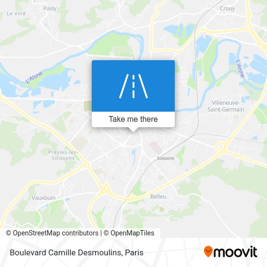 Boulevard Camille Desmoulins map