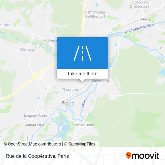 Rue de la Coopérative map