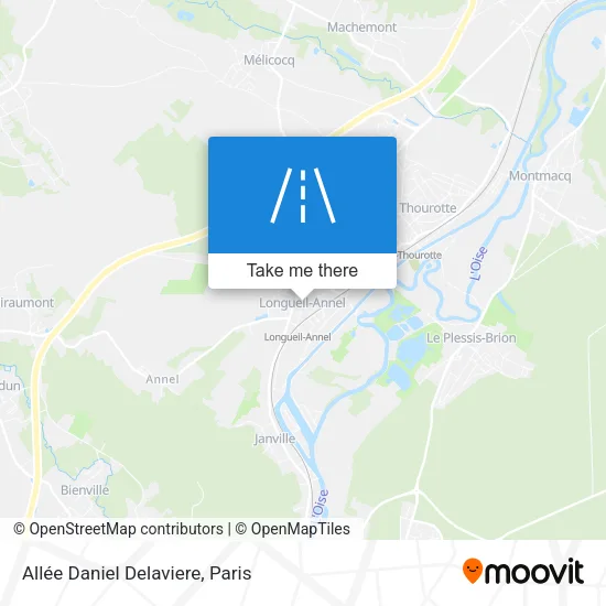 Mapa Allée Daniel Delaviere