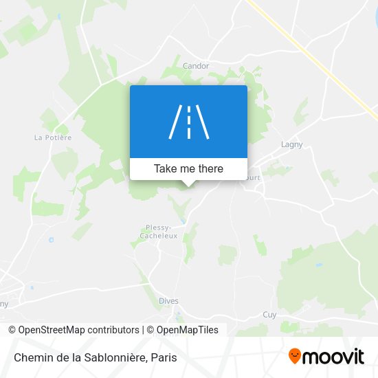 Chemin de la Sablonnière map
