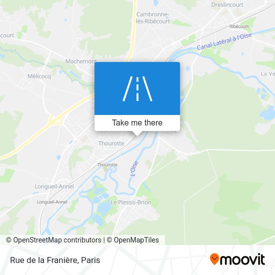Rue de la Franière map