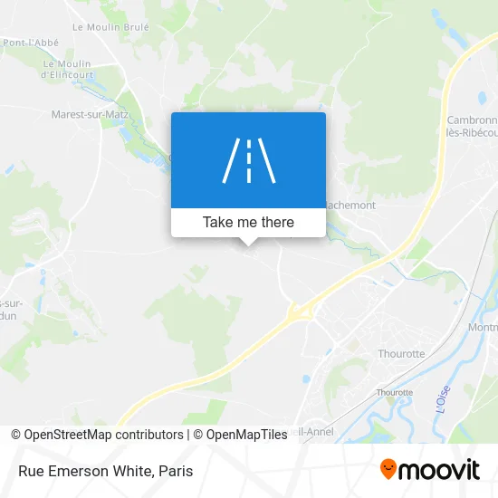 Rue Emerson White map