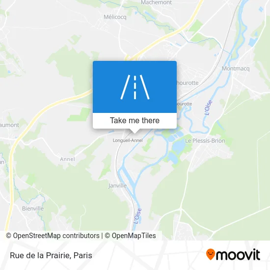 Rue de la Prairie map