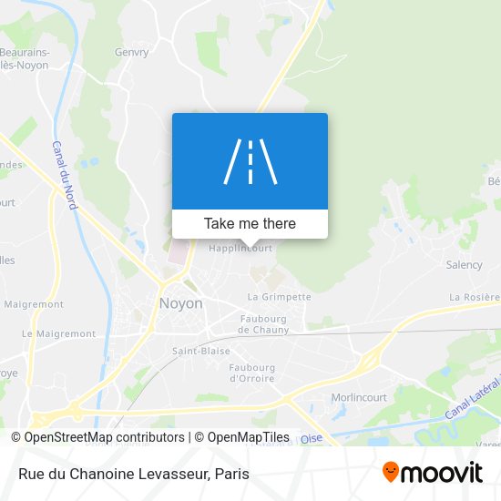 Rue du Chanoine Levasseur map
