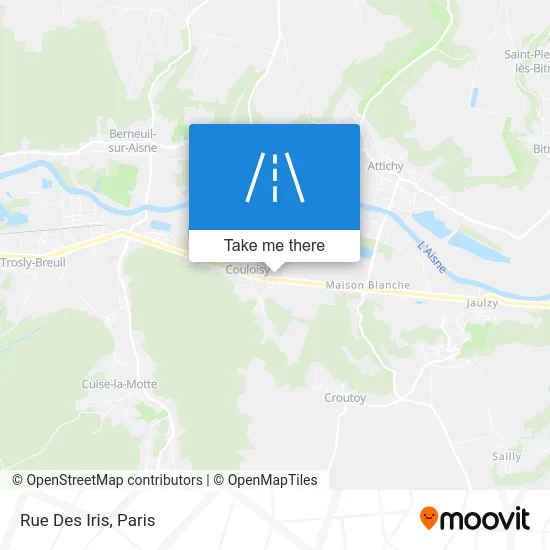 Rue Des Iris map