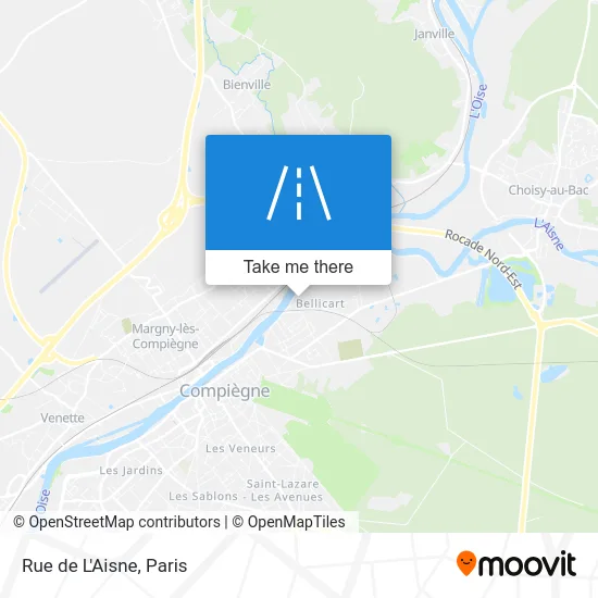 Rue de L'Aisne map