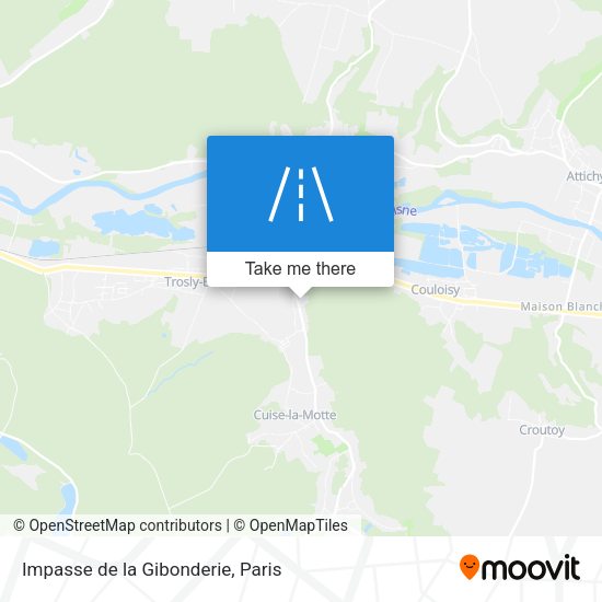 Impasse de la Gibonderie map