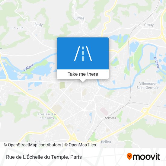 Rue de L'Échelle du Temple map