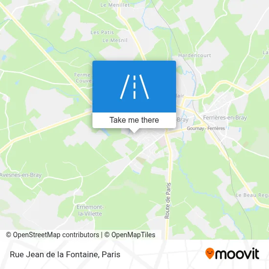 Rue Jean de la Fontaine map