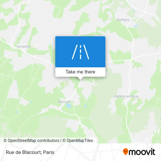 Rue de Blacourt map