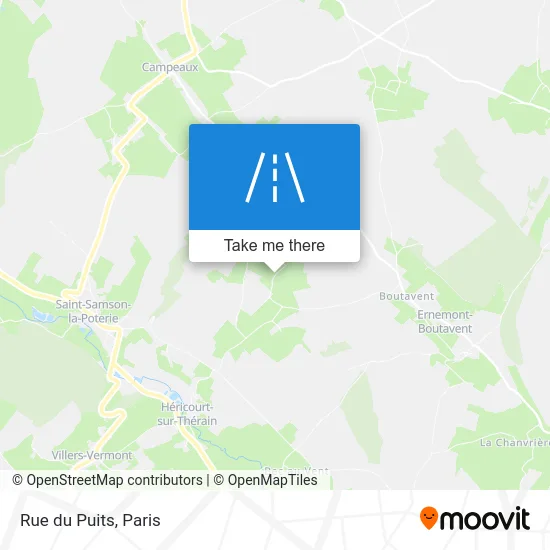 Mapa Rue du Puits