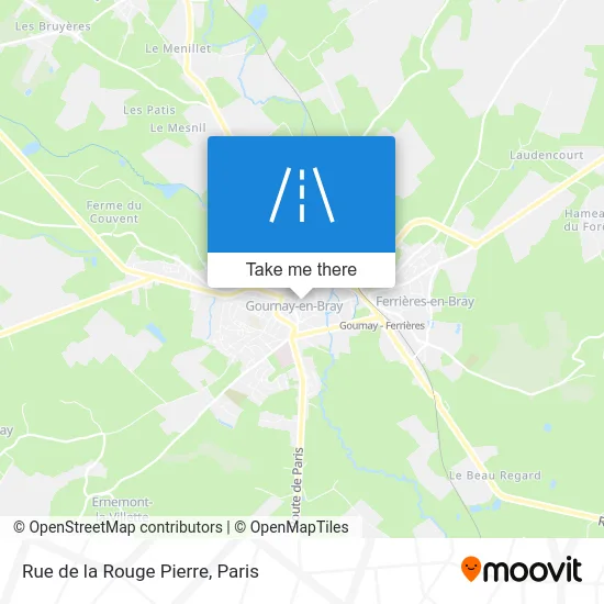 Rue de la Rouge Pierre map