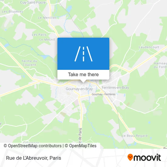 Rue de L'Abreuvoir map