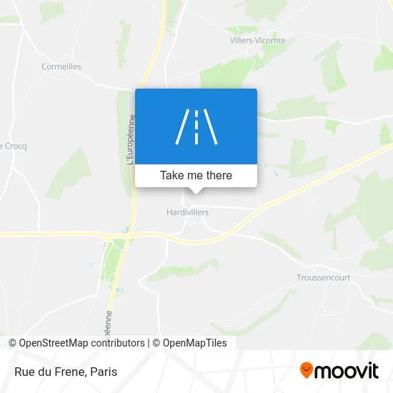 Rue du Frene map