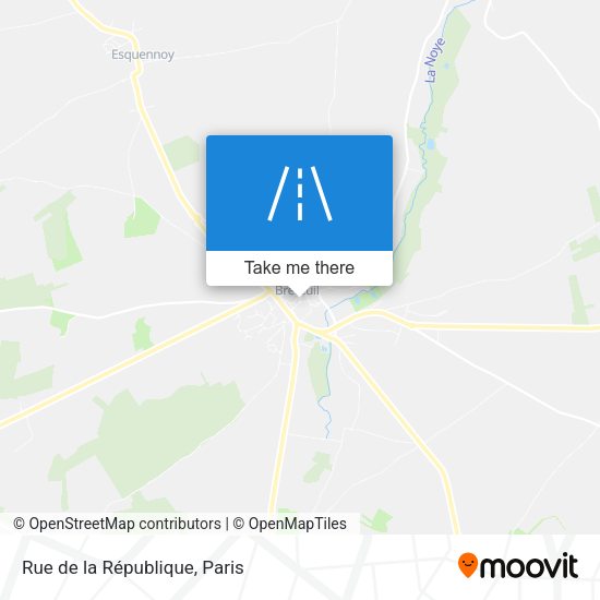 Rue de la République map