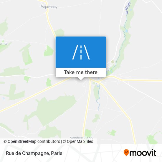 Rue de Champagne map